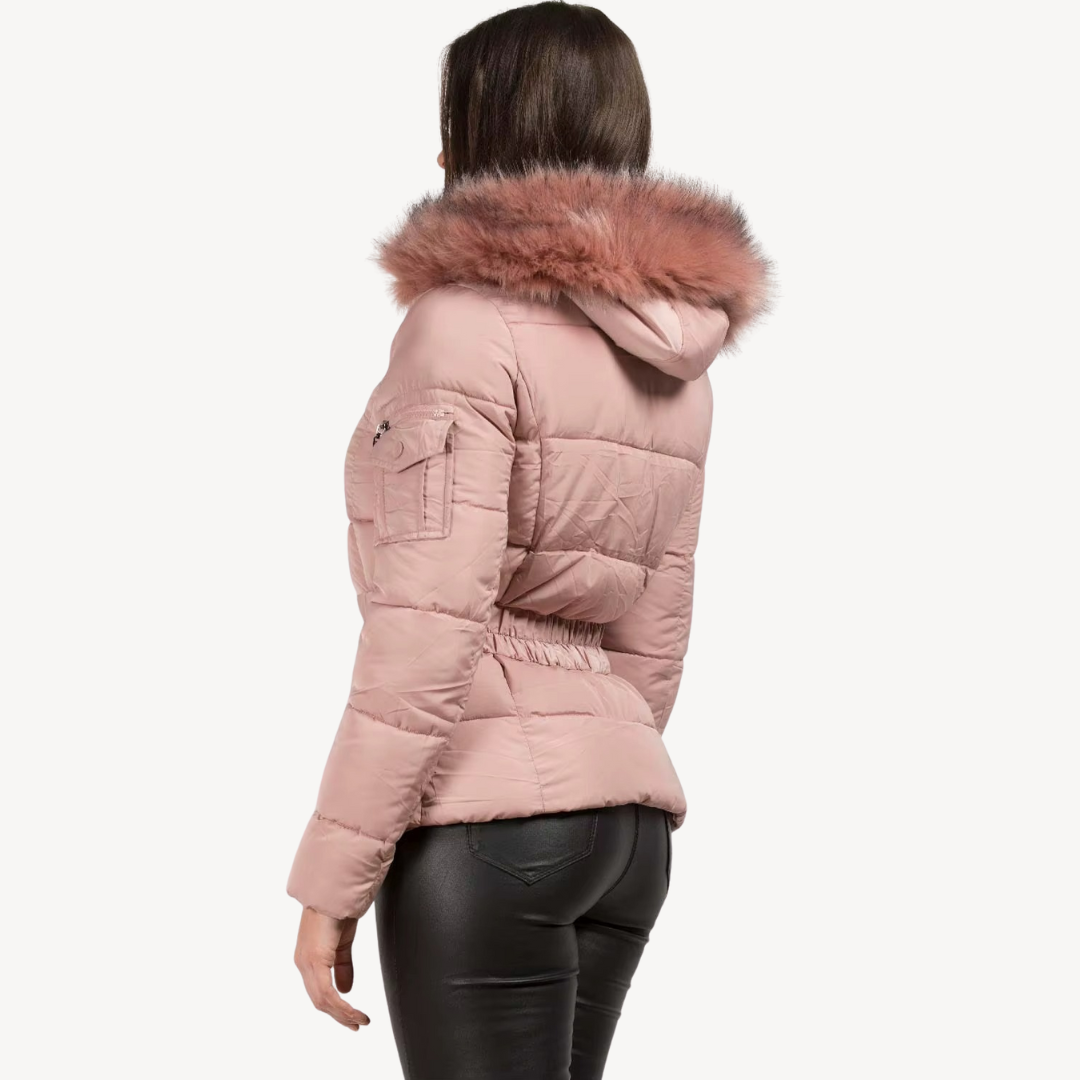 VogeLuxe | Women’s Faux-Fur Hooded Puffer Coat 1