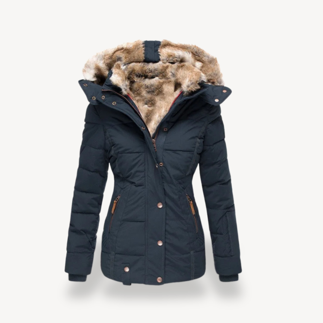 VogeLuxe | Women’s Hooded Long Winter Coat 4