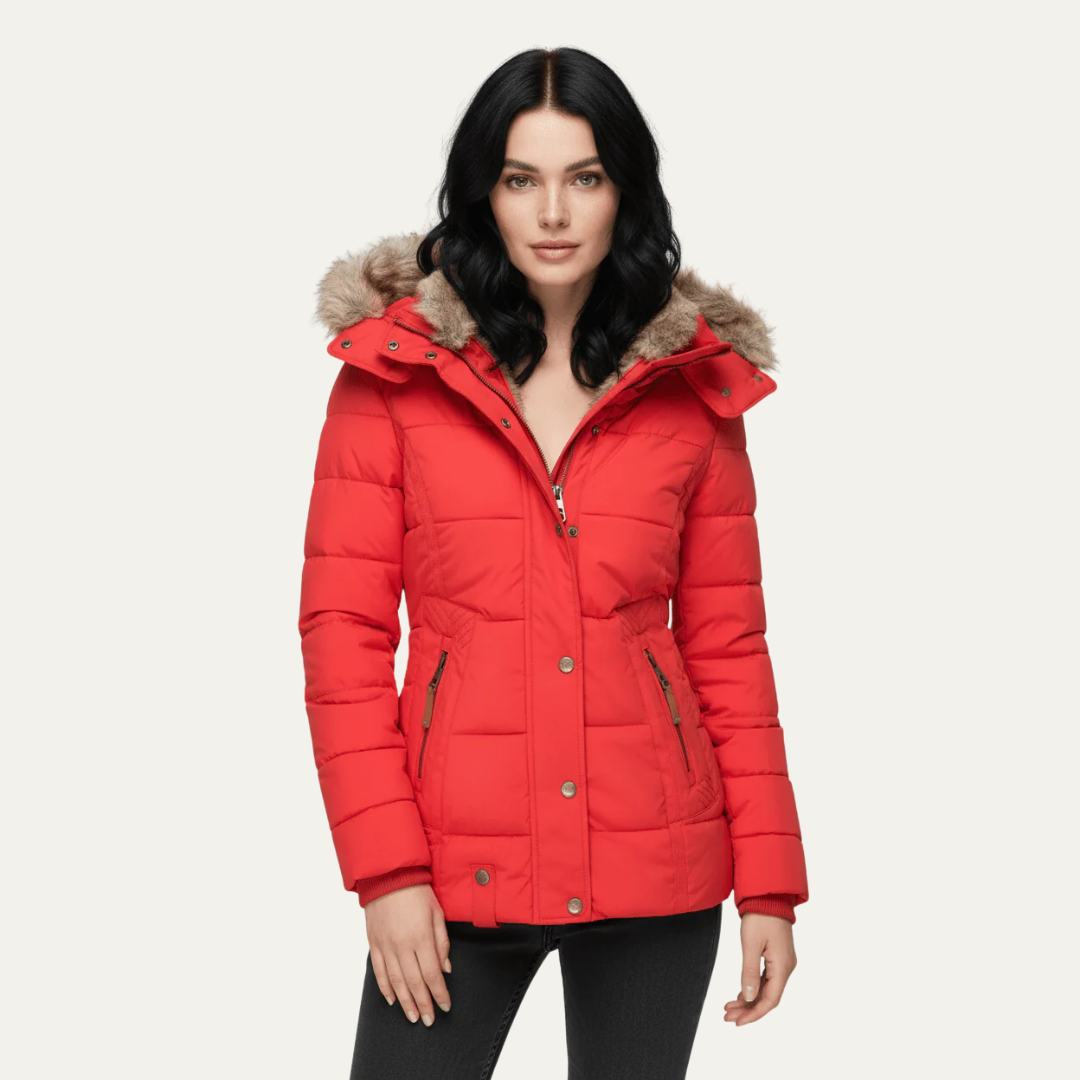 VogeLuxe | Women’s Luxe Faux Fur Puffer Jacket 11