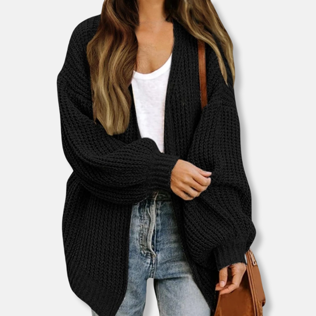 VogeLuxe | Women’s Oversized Balloon Sleeve Cardigan 5