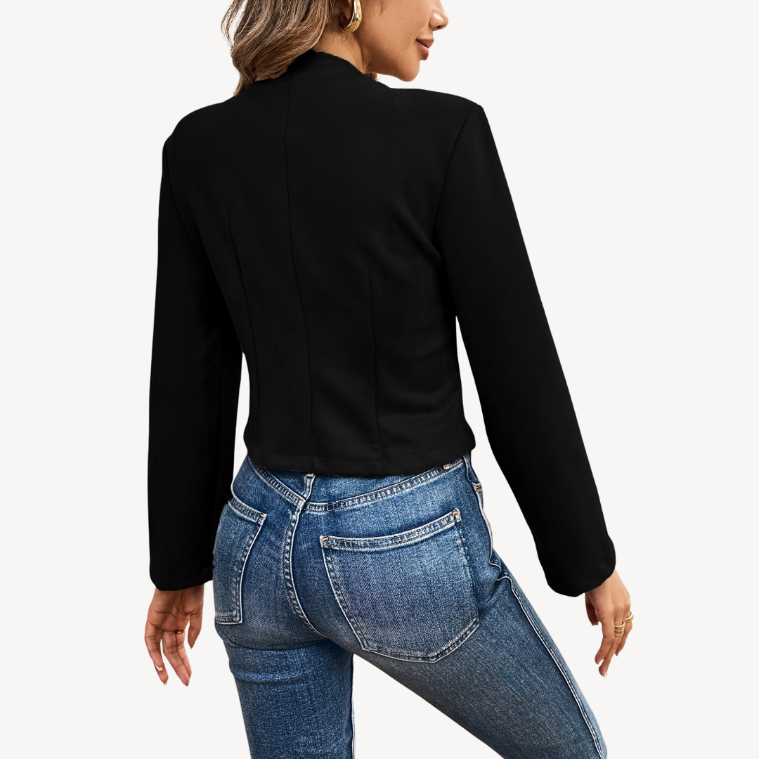 VogeLuxe | Women’s Retro Double-Breasted Blazer 5