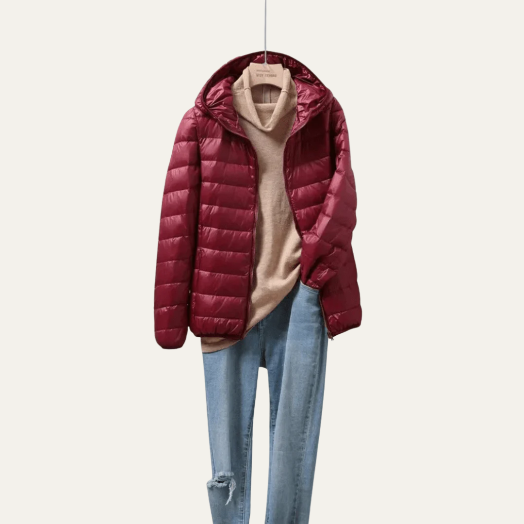 VogeLuxe | Women’s Shiny Ultralight Puffer Jacket 11