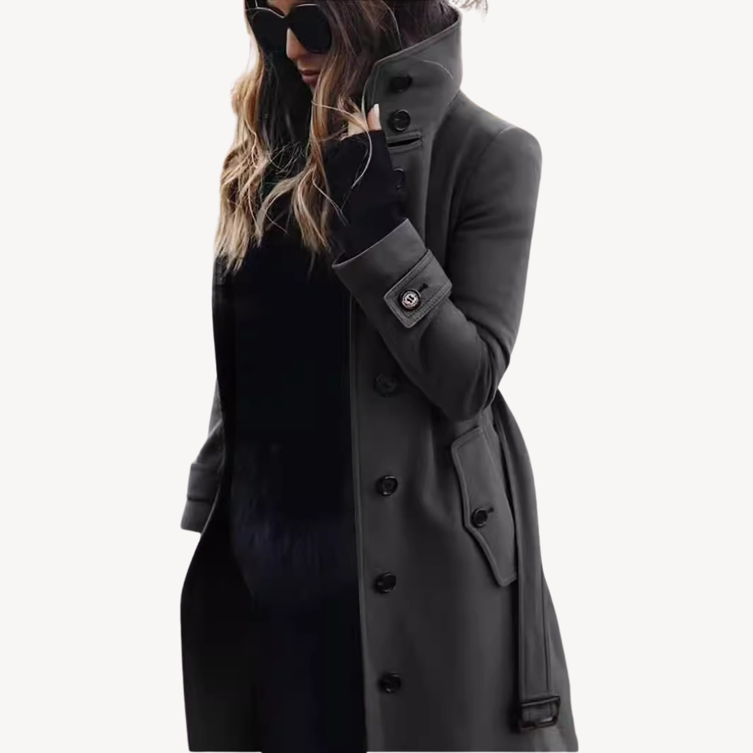 VogeLuxe | Women’s Slim Fit Woolen Coat 3