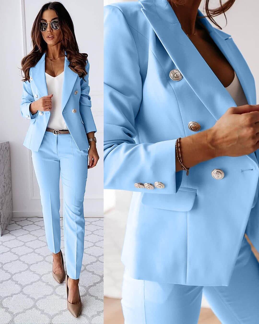 Classic Two Piece Women's Suit Set