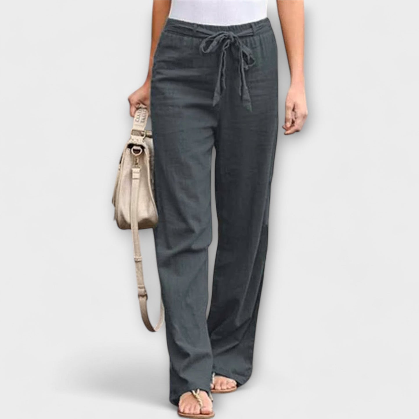 Comfortable Linen Wide Leg Pants Women
