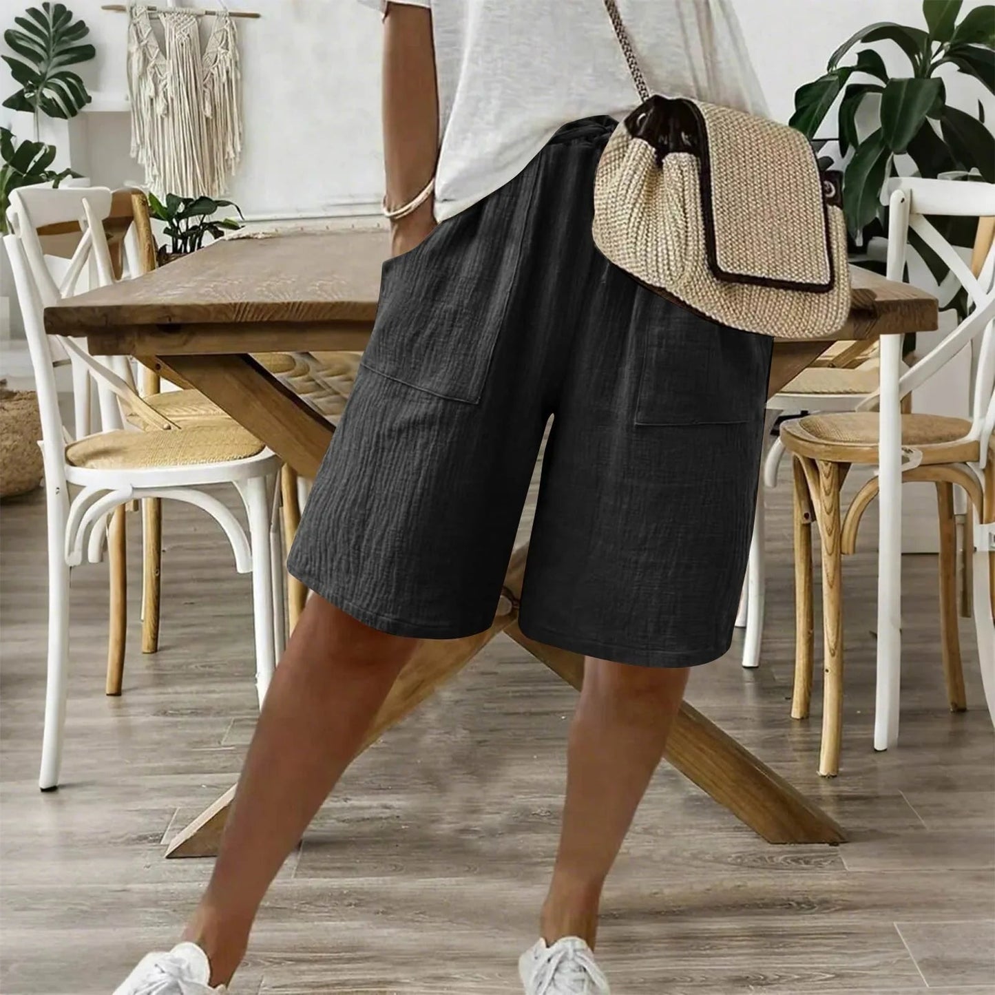 Comfortable Women's Summer Shorts with Pockets
