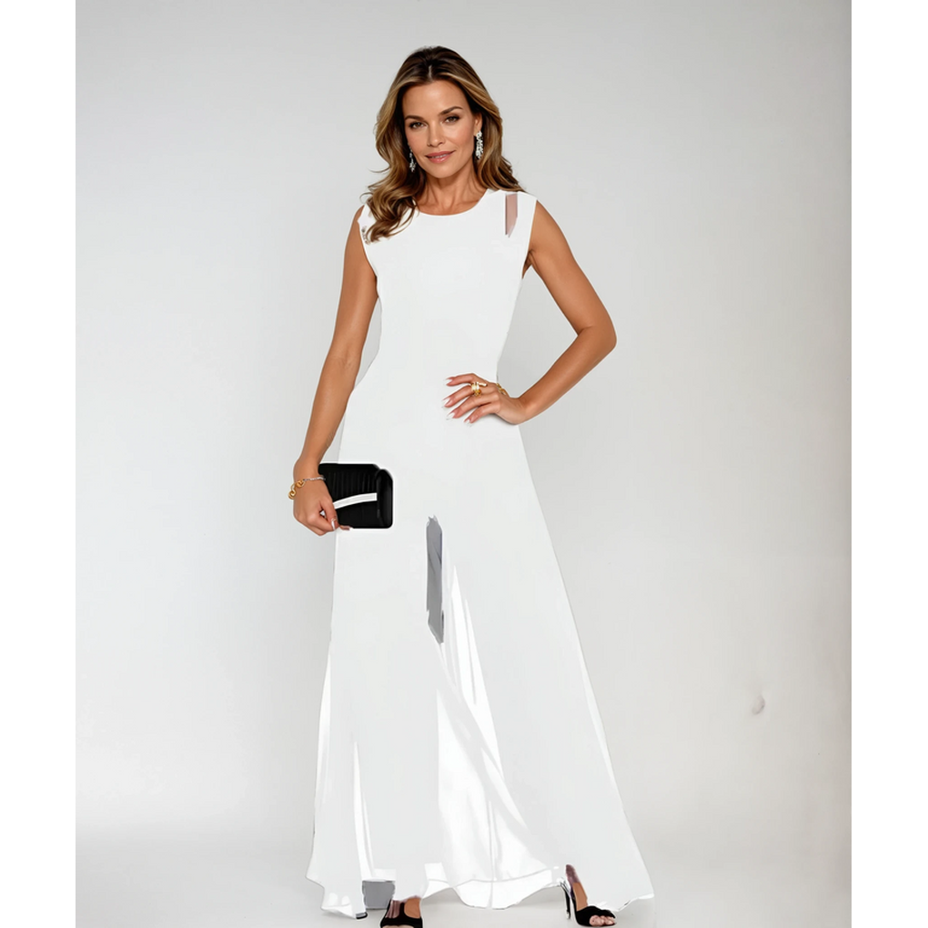 Elegant Sleeveless Maxi Evening Gown