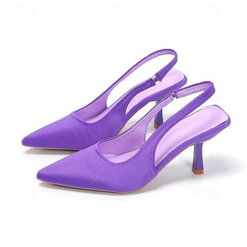 Ladies Low Heel Slingback Pumps