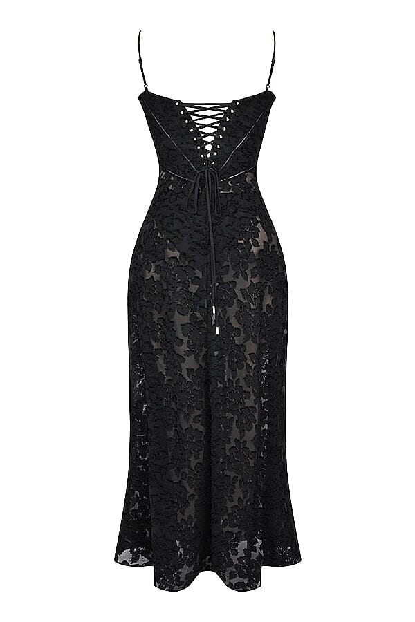 Long Floral Women's Evening Gown Wedding Guest