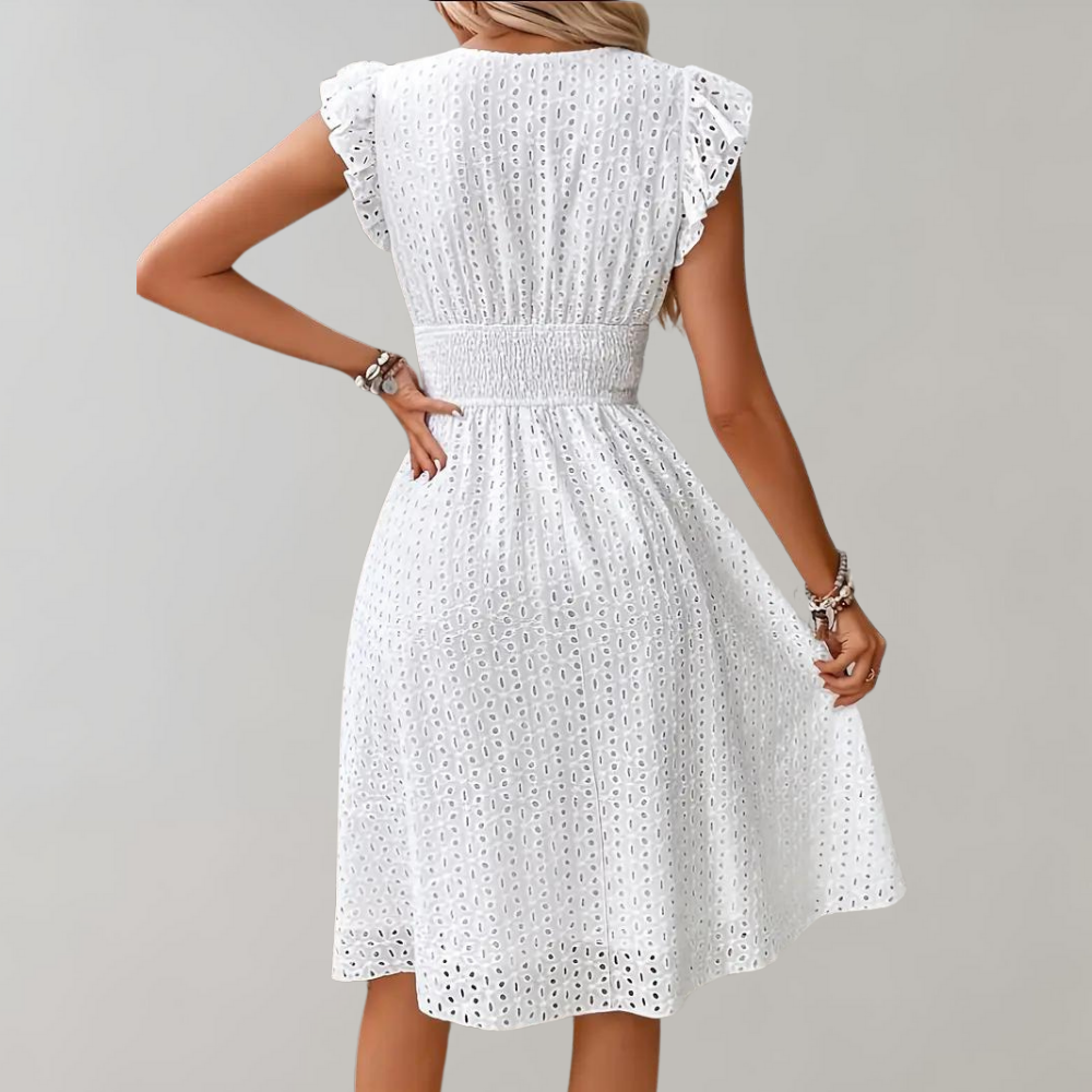 Relaxed Fit V Neck Sundress for Women