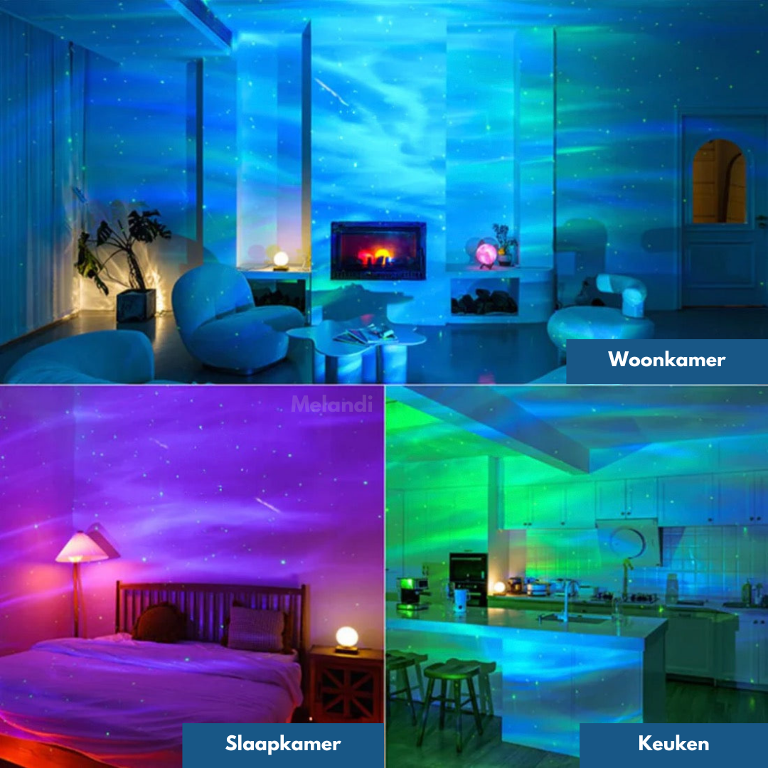 Colorful Night Light Projector – Beautiful Aurora Display
