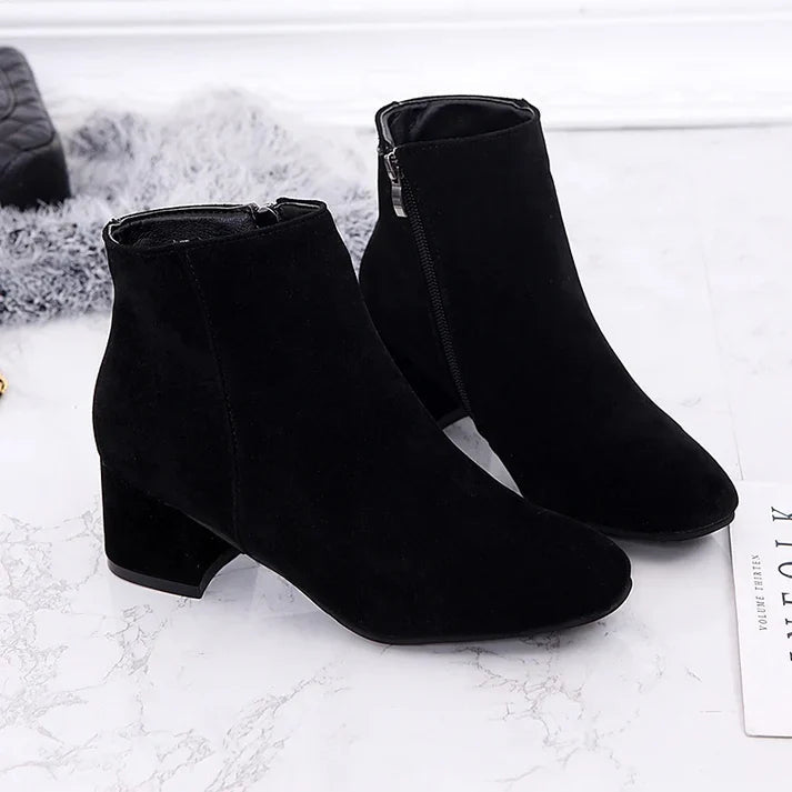 Women's Side Zip Ankle Boots