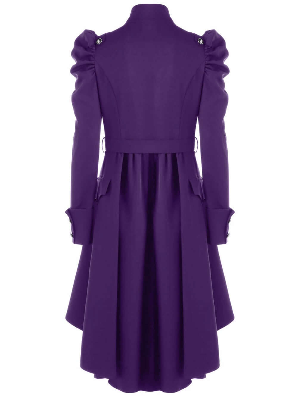 Classic Ladies Midi Coat with Fitted Neckline