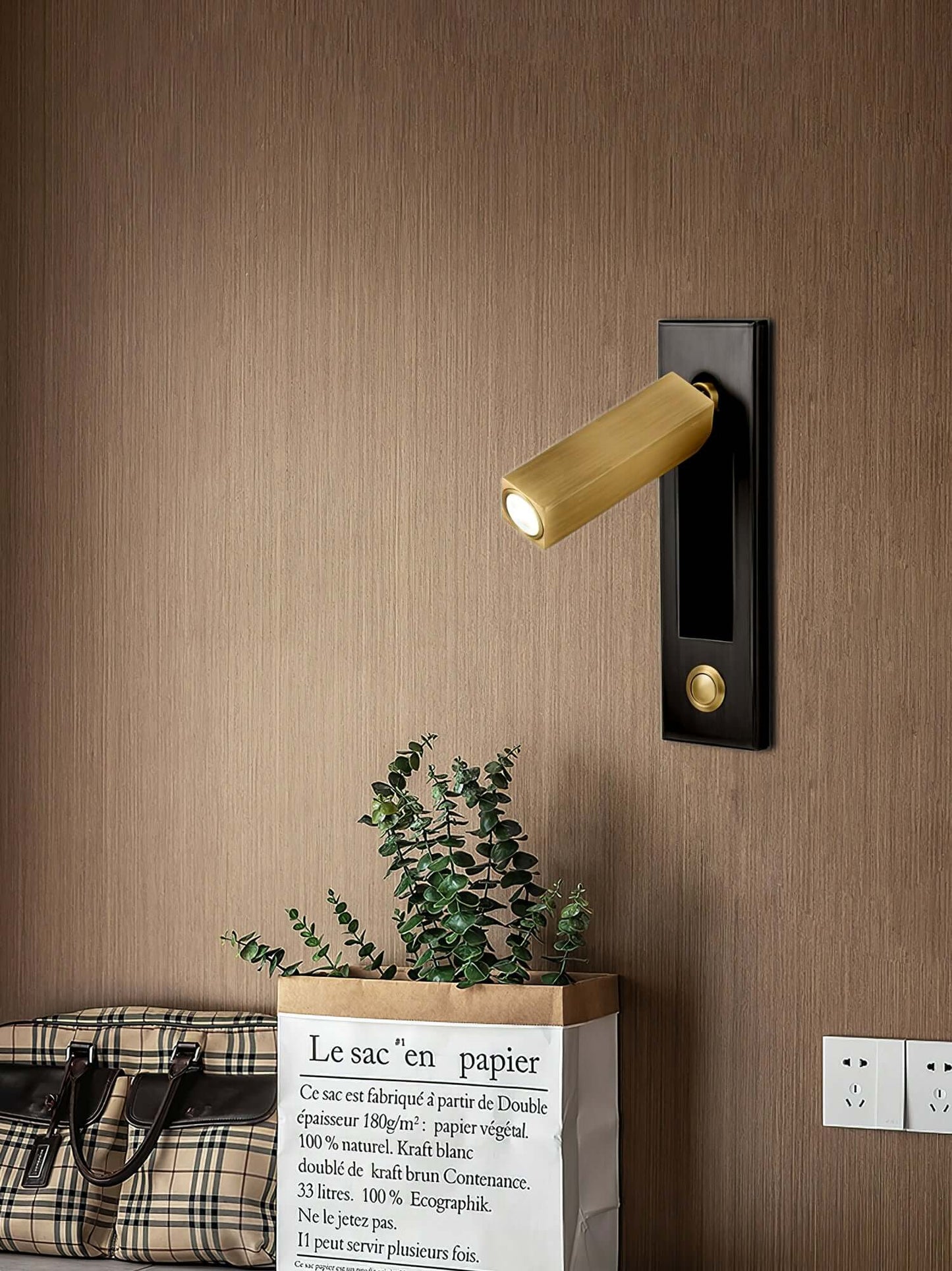 Contemporary Recessed Bedroom Wall Lamp