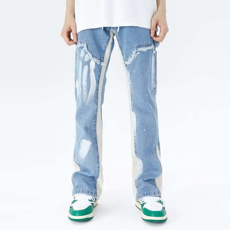 Relaxed Fit Wide Leg Jeans