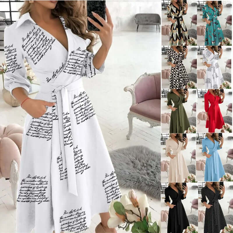Stylish Formal Wrap Around Dress
