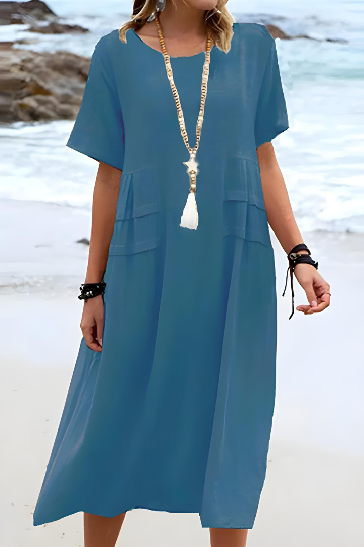 Relaxed Fit Belly Cover Dress