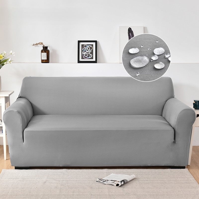 Durable Elastic Couch Cover - Dark Gray - Luxivelle