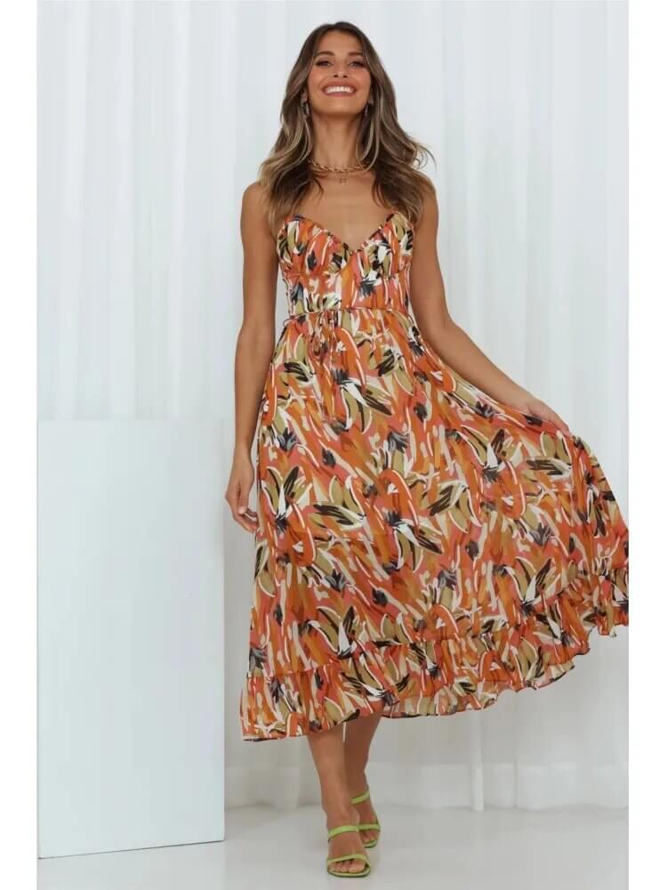 Comfortable Sunny Maxi Dress
