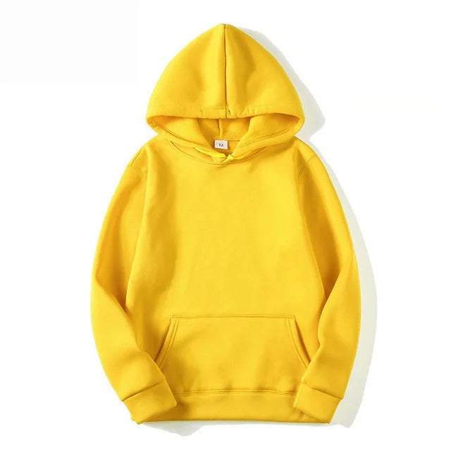 Women's Cozy Pullover Hoodie with Pockets and Long Sleeves