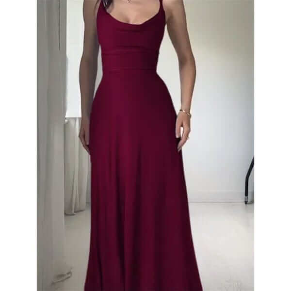 Stylish Long Sleeve Maxi Dress