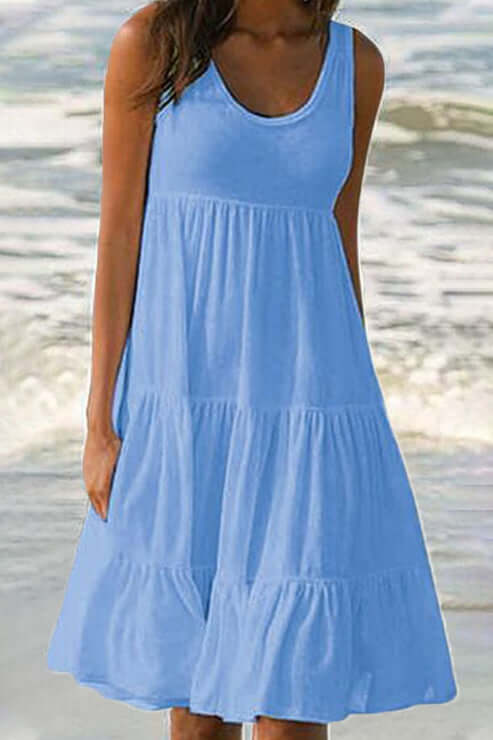 Ladies' Ruffled Layered Party Dress