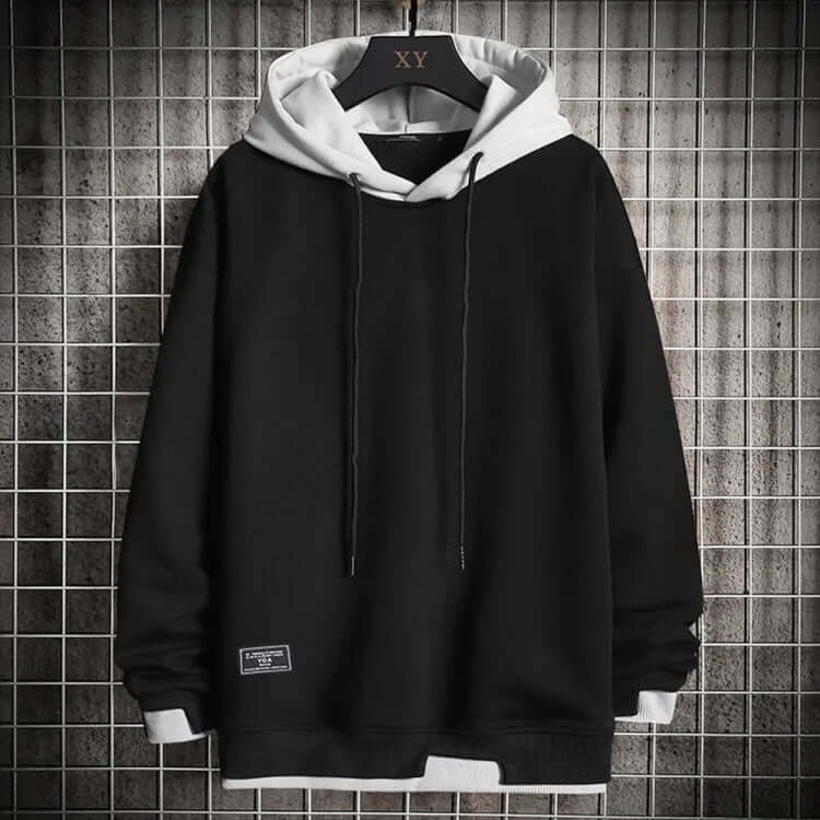 Comfortable Mens Hooded Sweatshirt with Pockets