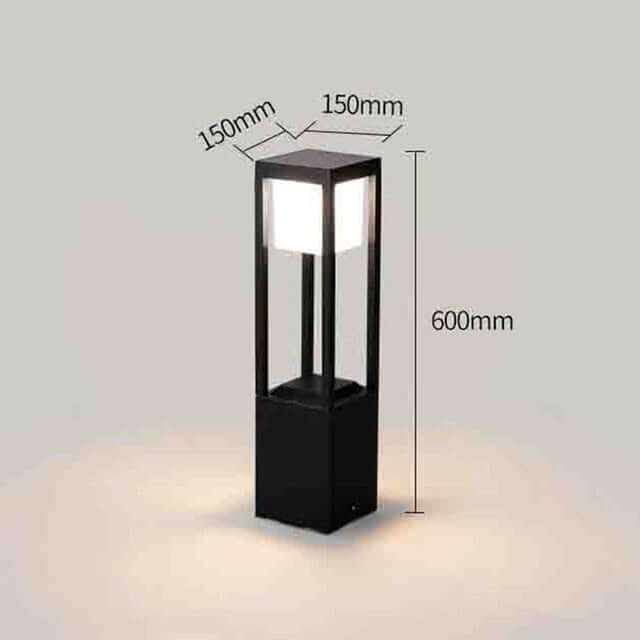 Large Solar Powered Garden Lamp Outdoor LED Light