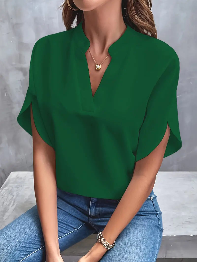 Women's Classic V Neck Top