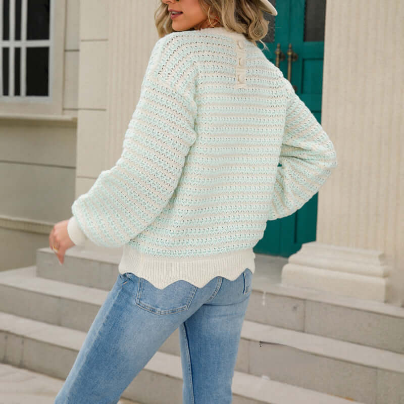 Ladies' Classic Patterned Sweater
