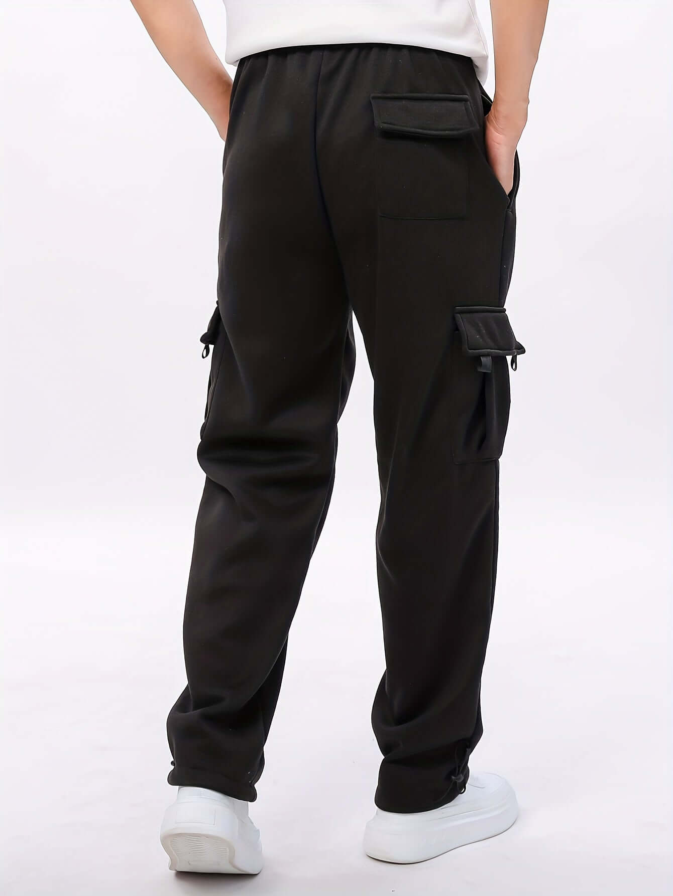 Warm Mens Jogger Pants with Extra Pockets