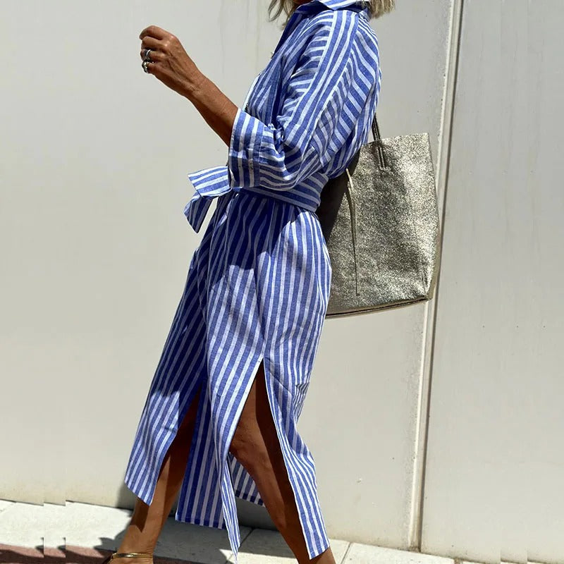 Chic Summer Striped Sundress