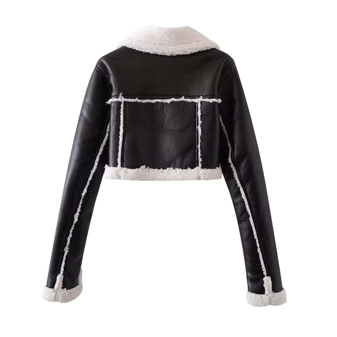Warm Faux Fur Parka Coat