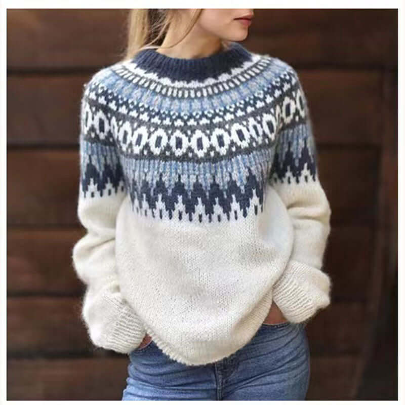 Soft Women's Cashmere Crew Sweater - Luxivelle