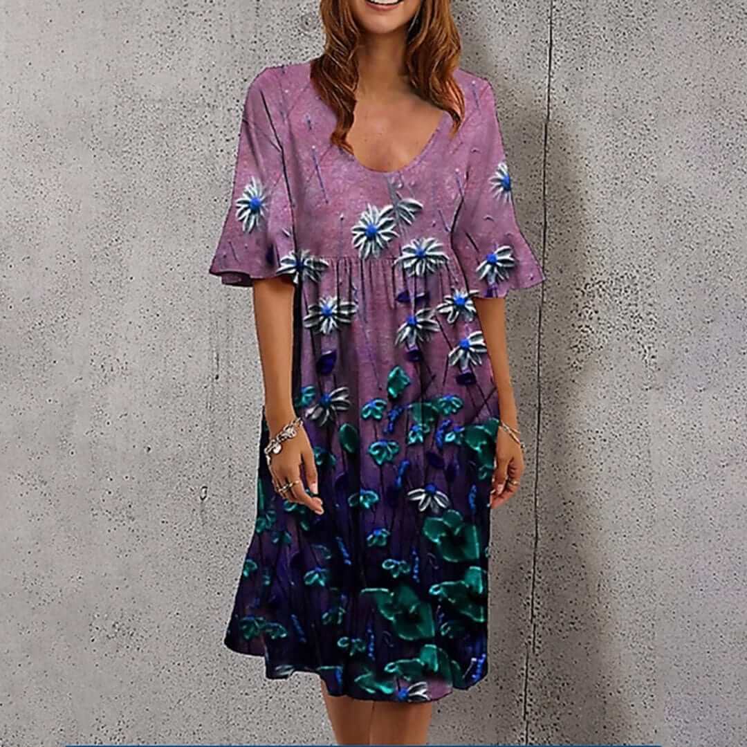 Pretty Garden Party Midi Dress