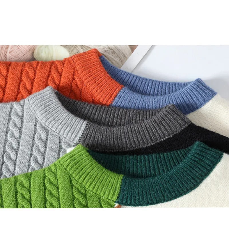 Charlie | Stylish Patchwork Vanguard Sweater