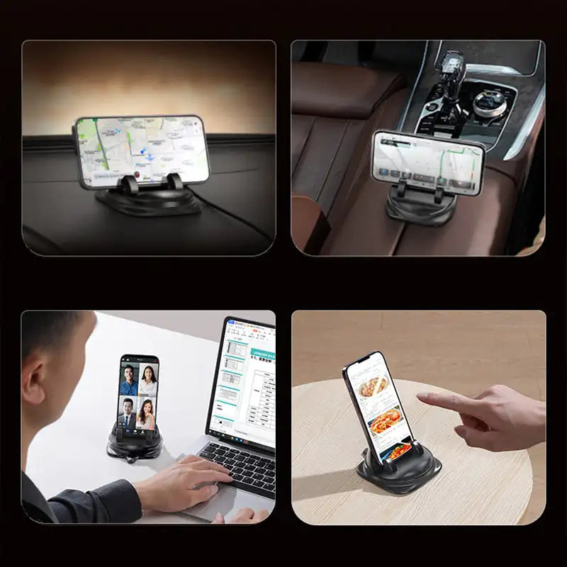 Universal Adjustable Car Phone Mount with 360° Rotation