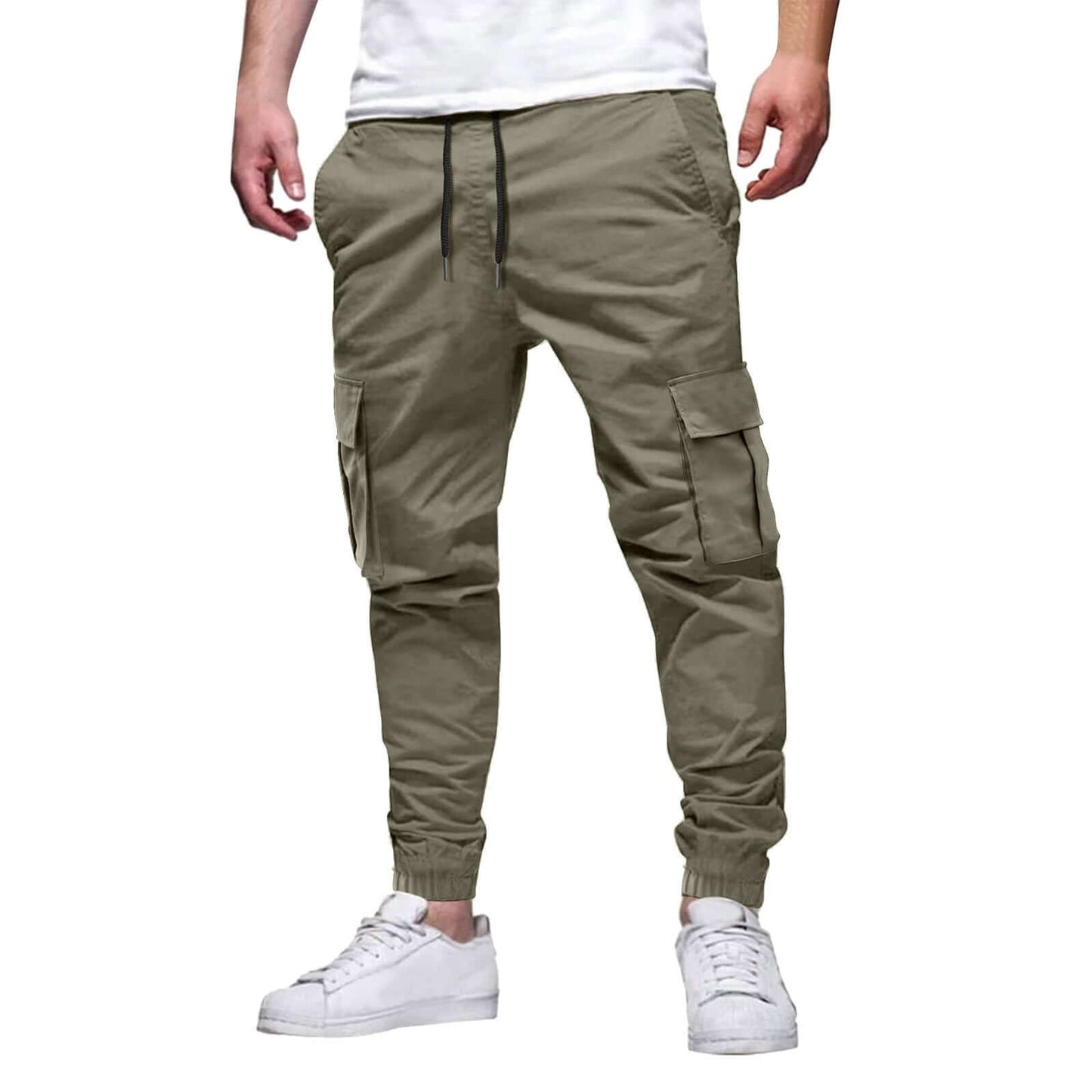 Comfortable Elastic Cargo Trousers for Men