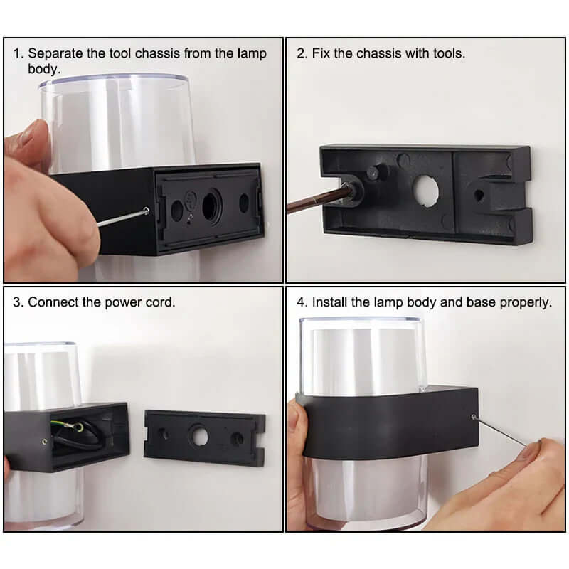 Waterproof Outdoor Security Wall Lamp