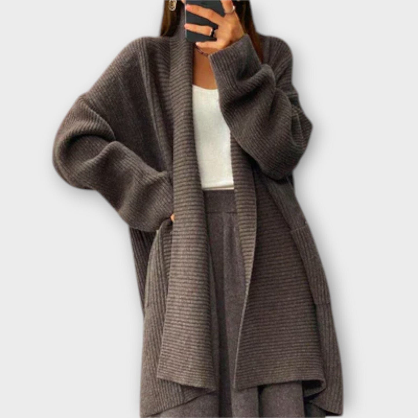 Cozy Oversized Knit Cardigan