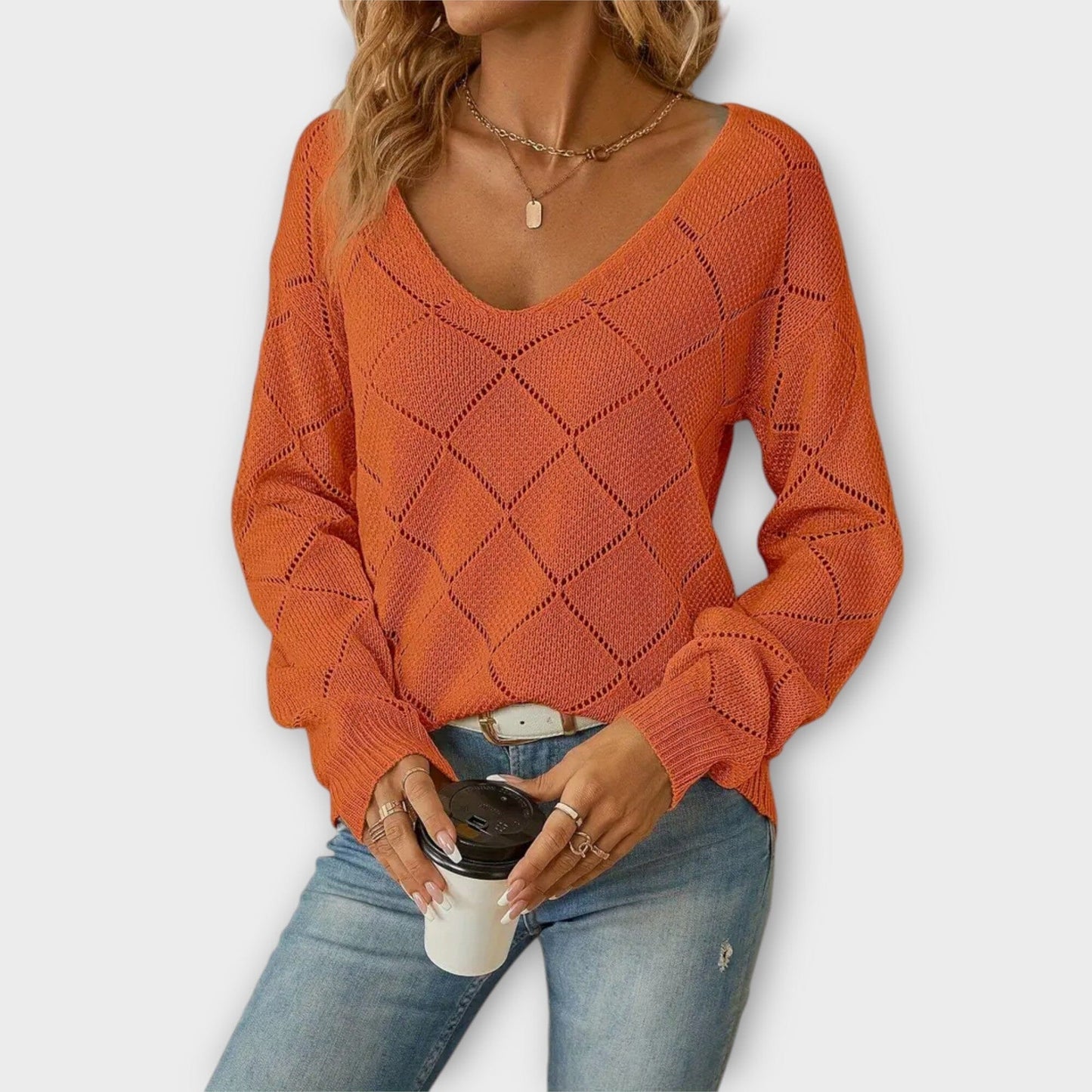 Relaxed Fit Women's Sweater