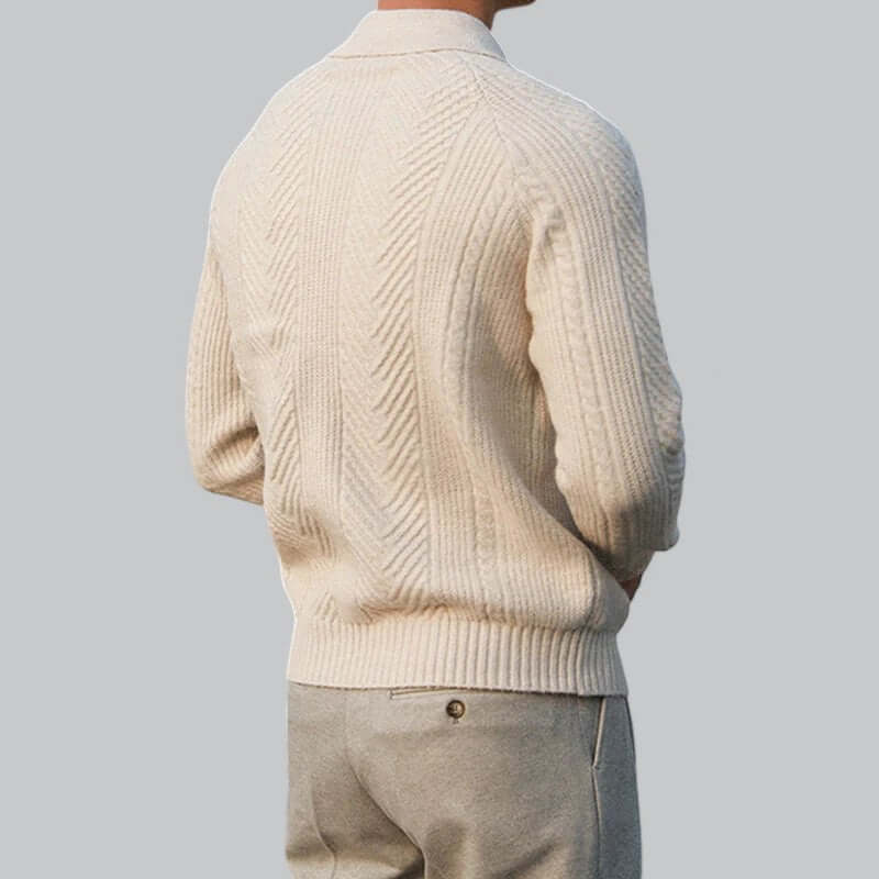 Men's Traditional Crew Neck Polo Shirt