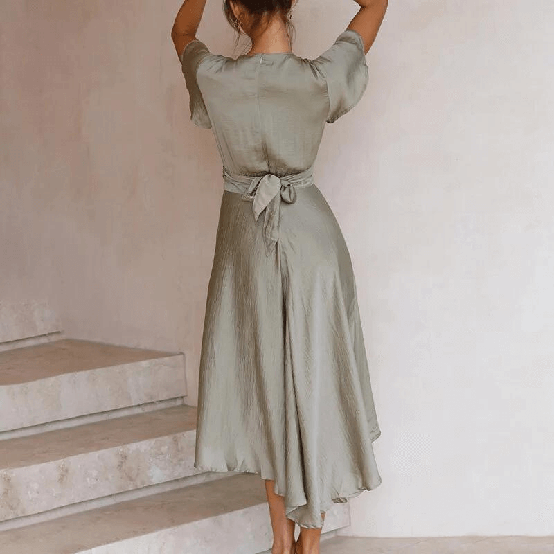 Loose Fit Strapless Sundress for Women