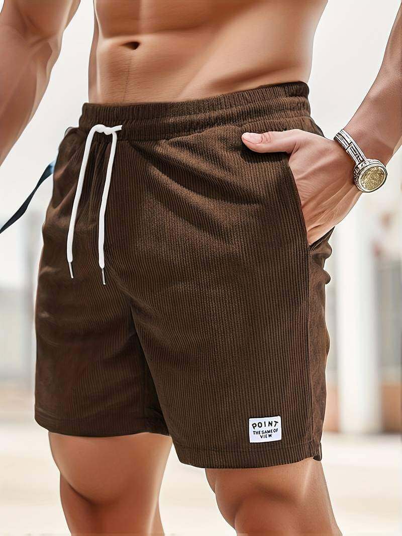 Relaxed Fit Men's Drawstring Shorts