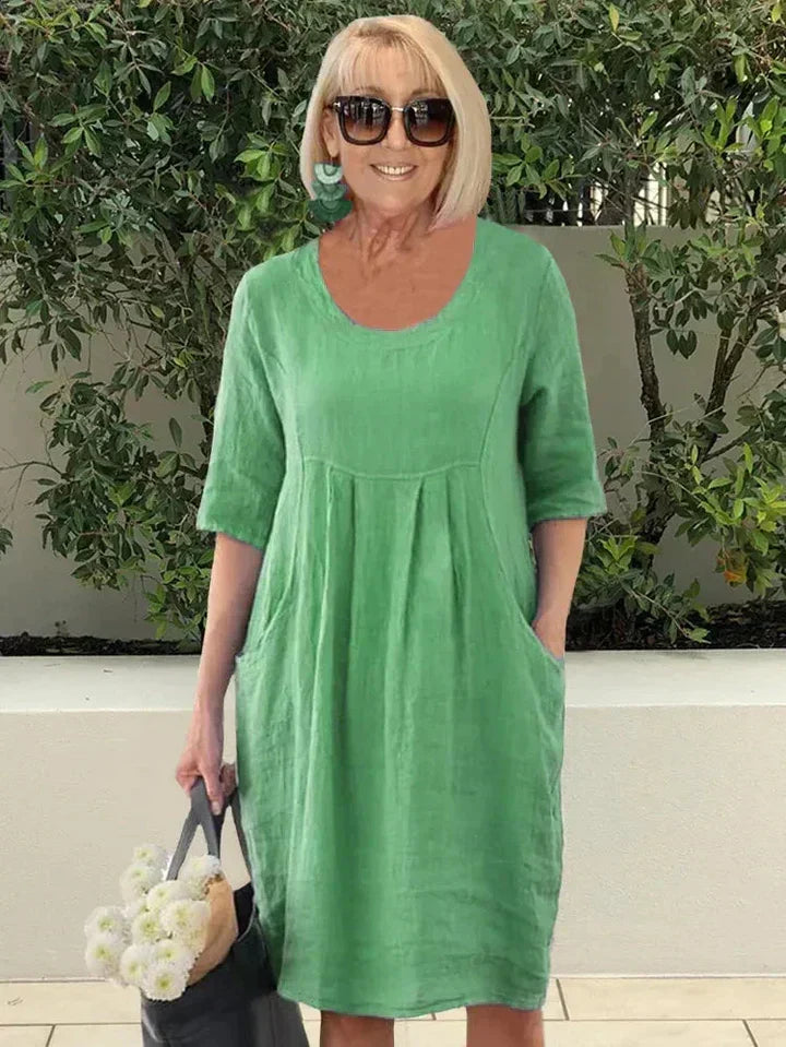 Comfortable Maxi Dress with Side Pockets