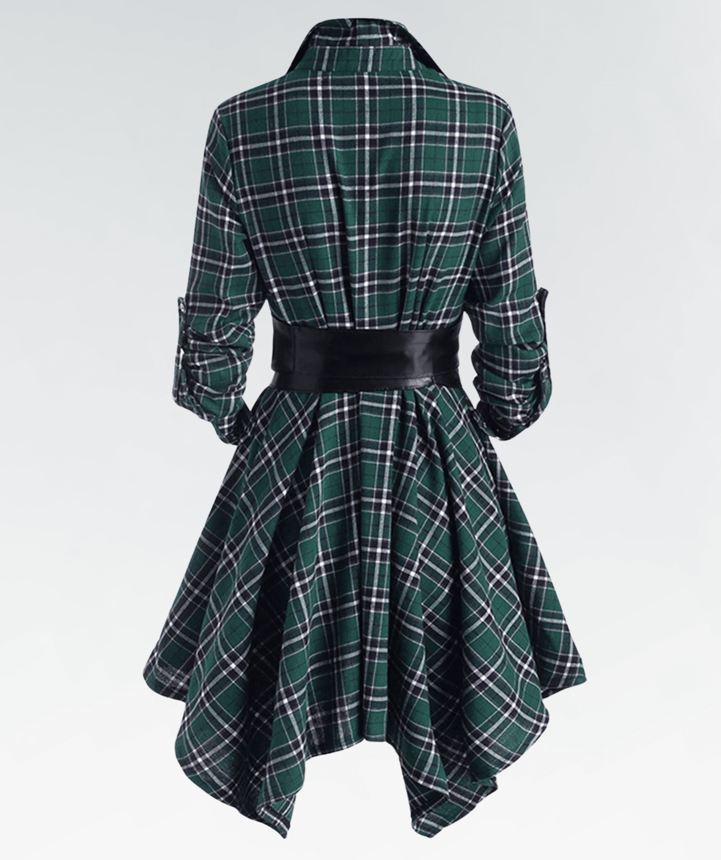 Classic Red Checkered Dress