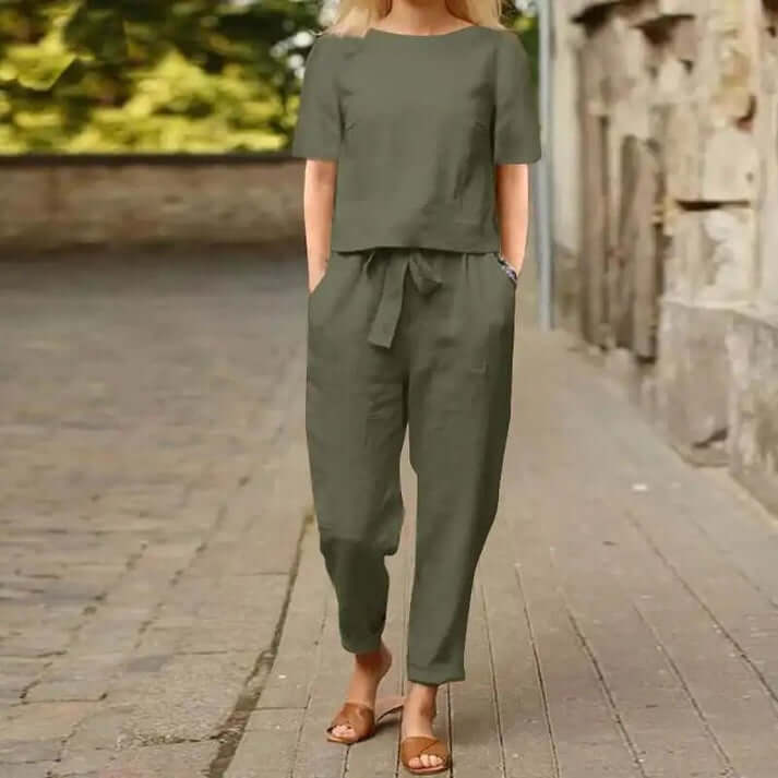 Lightweight Ladies' Holiday Two Piece Outfit