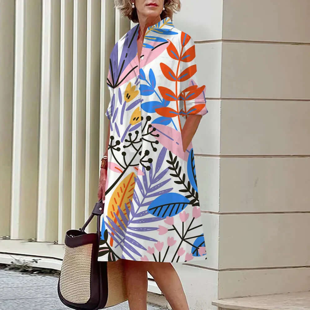 Classic Women's Midi Dress