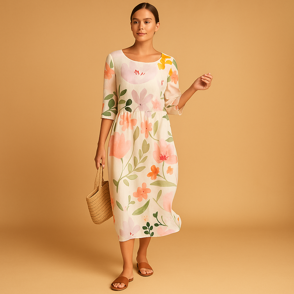 Elegant Casual Knee Length Dress