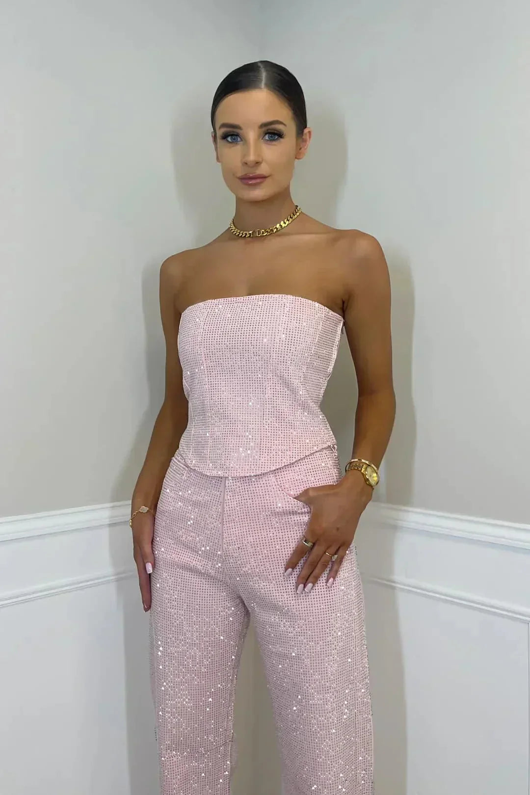 Sparkly Pants Suit for Ladies